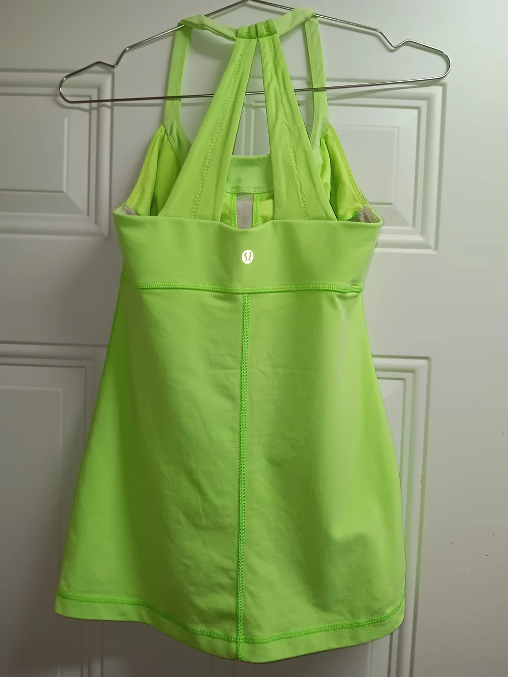 lululemon athletica Neon Lime Halter Tank Top